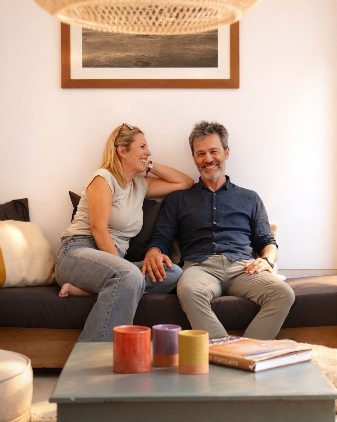 Isabelle & Christian, propriétaires du Riad Melqa